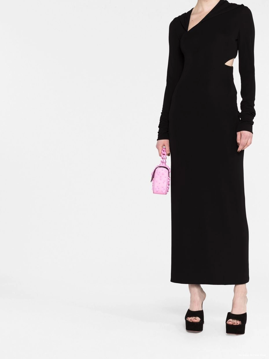 Affordable dress hooded Versace maxi cut-out Women 0419